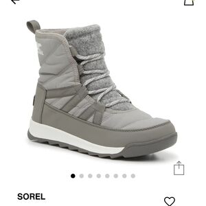Sorel Women's Gray and White Winter Boots